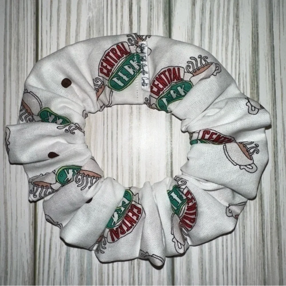 $7ea or 3/$15 FRIENDS Central Perk hair Scrunchie new